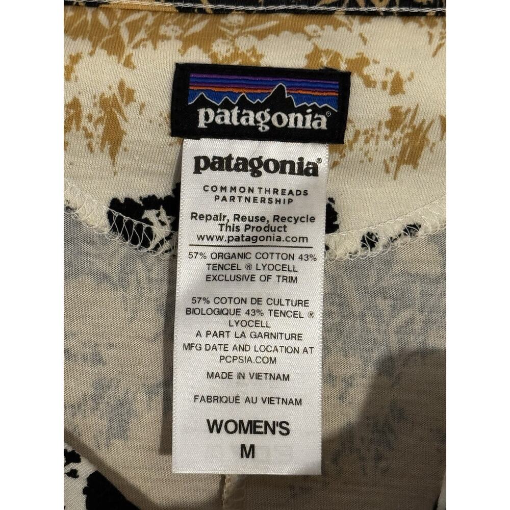 Patagonia Women's Kamala Cowl Neck Dress Sz M LagenLook Gorpcore Boho Casual - Picture 3 of 11